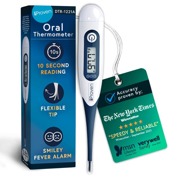 Equate 8 Second Digital Oral Thermometer 